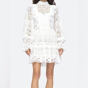 Sea NY Women’s Patrizia Dress, Size S, White Color